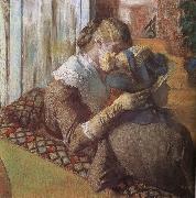 Edgar Degas In  the Store oil